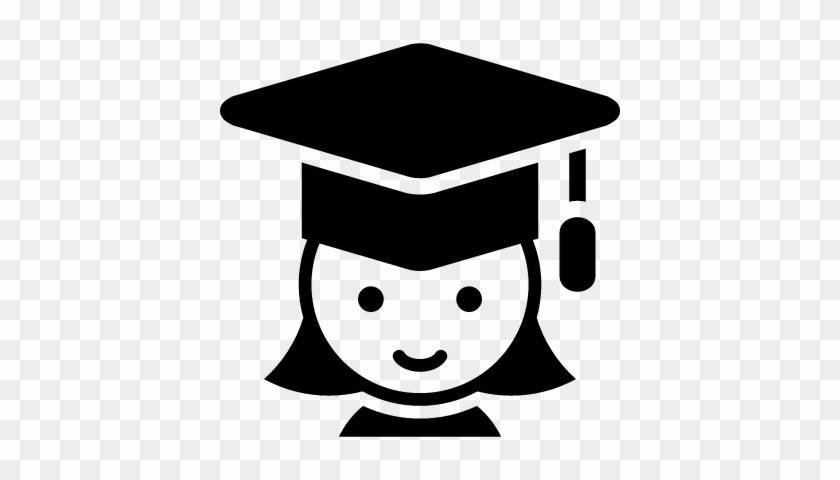 Graduate Girl Vector - Graduation Woman Png #406363