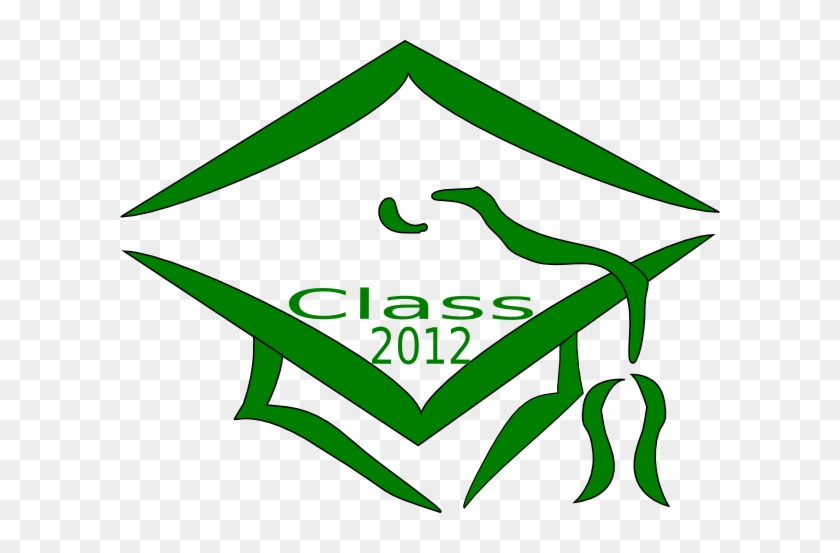 Class Of 2012 Green Graduation Cap Clip Art At Clkercom - Transparent Background Graduation Cap Clip Art #406390