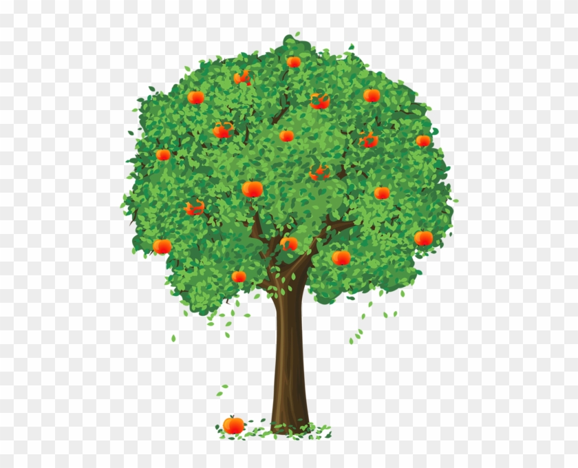 Painted Apple Tree Png Clipart - Apple Tree Png #406568