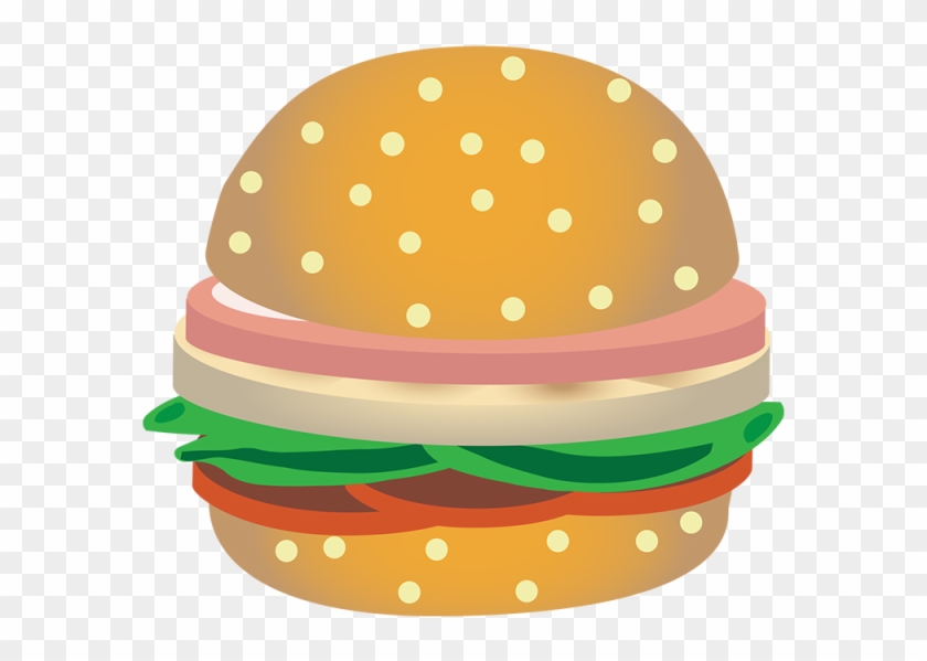 Realistic Burger Vector Png, Realistic Burger, Realistic, - Hamburger #406692