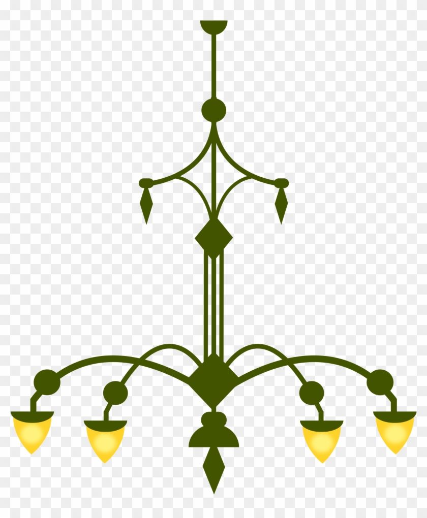 Big Image - Clip Art Chandelier #406703