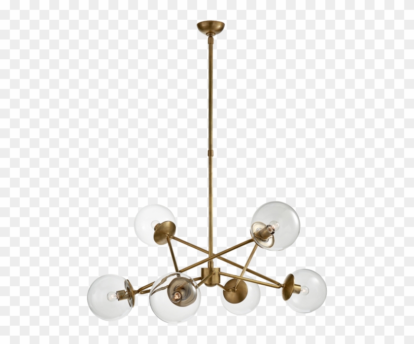 Turenne Large Dynamic Chandelier - Visual Comfort Arn 5262hab-cg Aerin Modern Turenne #406757