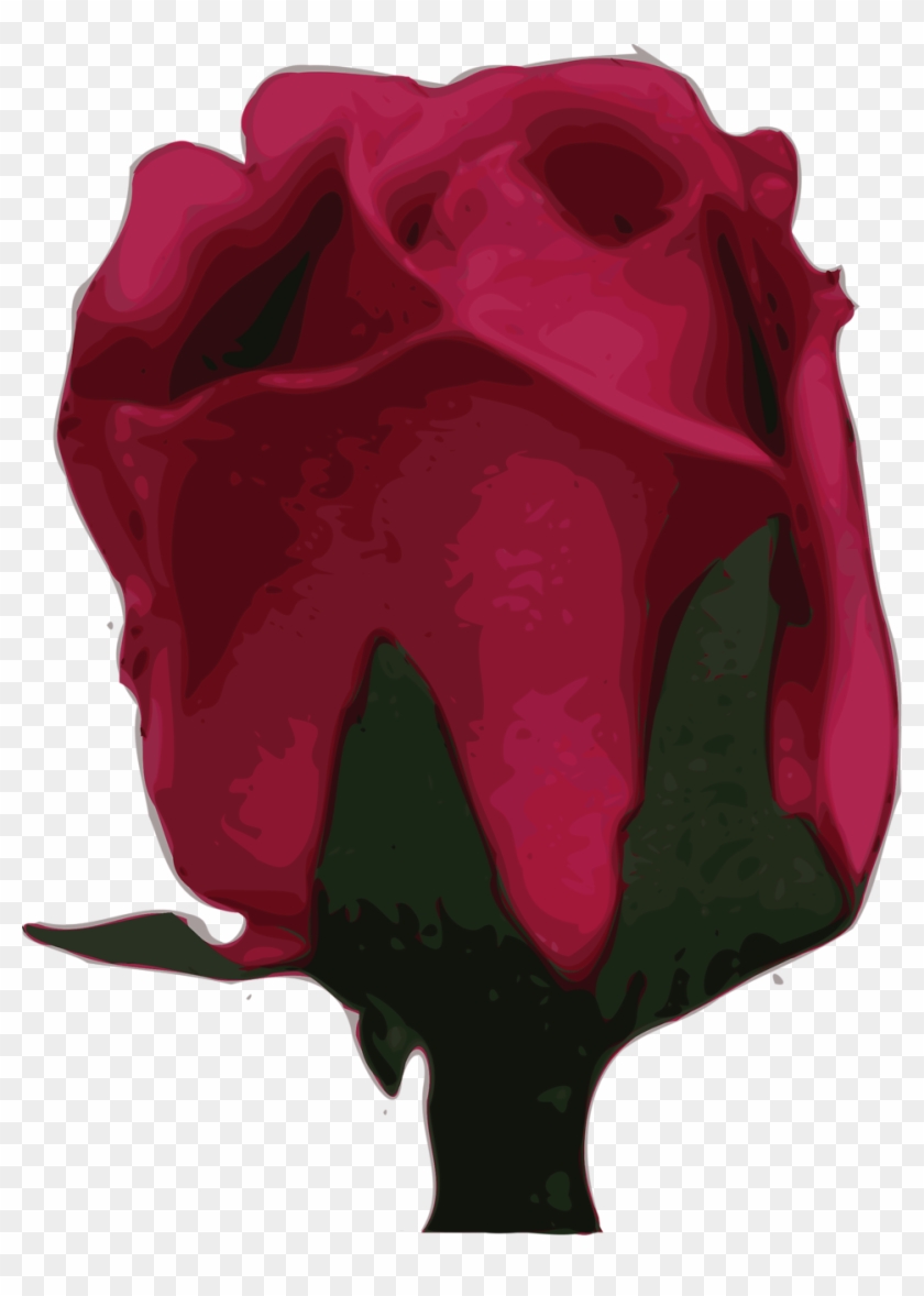 Red Rose Clipart Purple Rose - Flower #406810