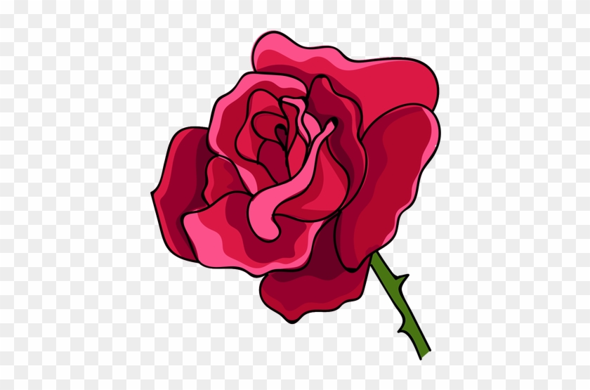 Rose Head Water Paint Icon Transparent Png Svg Vector - Rosa En Png #406849