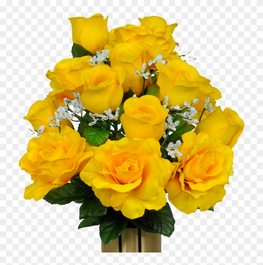 Yellow Rose Flower Free Png Transparent Images Free - Yellow Rose Images Png #406877