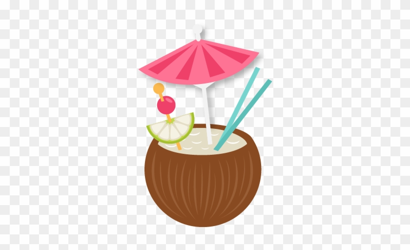 Coconut Drink Svg Scrapbook Cut File Cute Clipart Files - Coconut Drink Clipart #406914