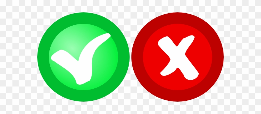 Red Green Ok Not Ok Icons Clip Art At Clker - Logo Nok #406931
