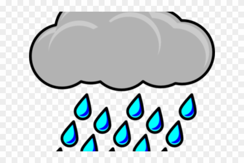 Rain Clipart Rainny - Rain Cloud Clipart Png #406945