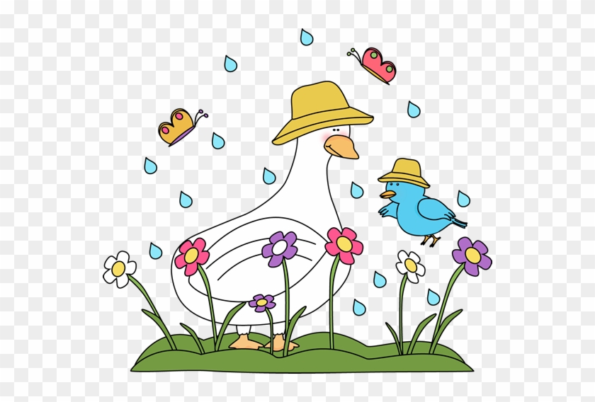 Rain Clipart Spring Weather - Spring Break Homework Packet #406978