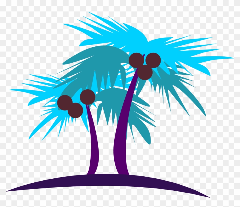 Coconut Tree Vector Material Png - Coconut Tree Vector Material Png #406999