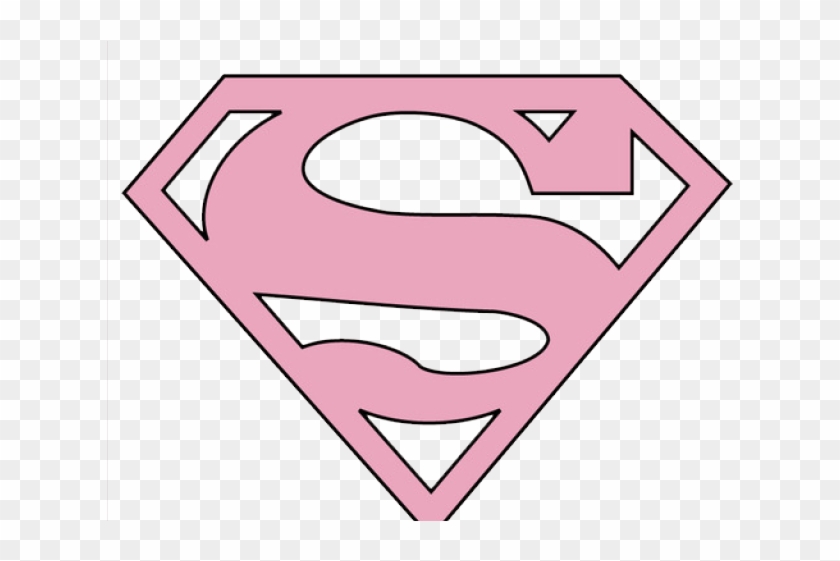 Supergirl Clipart Emblem Pink - Símbolo Do Super Homem #407010
