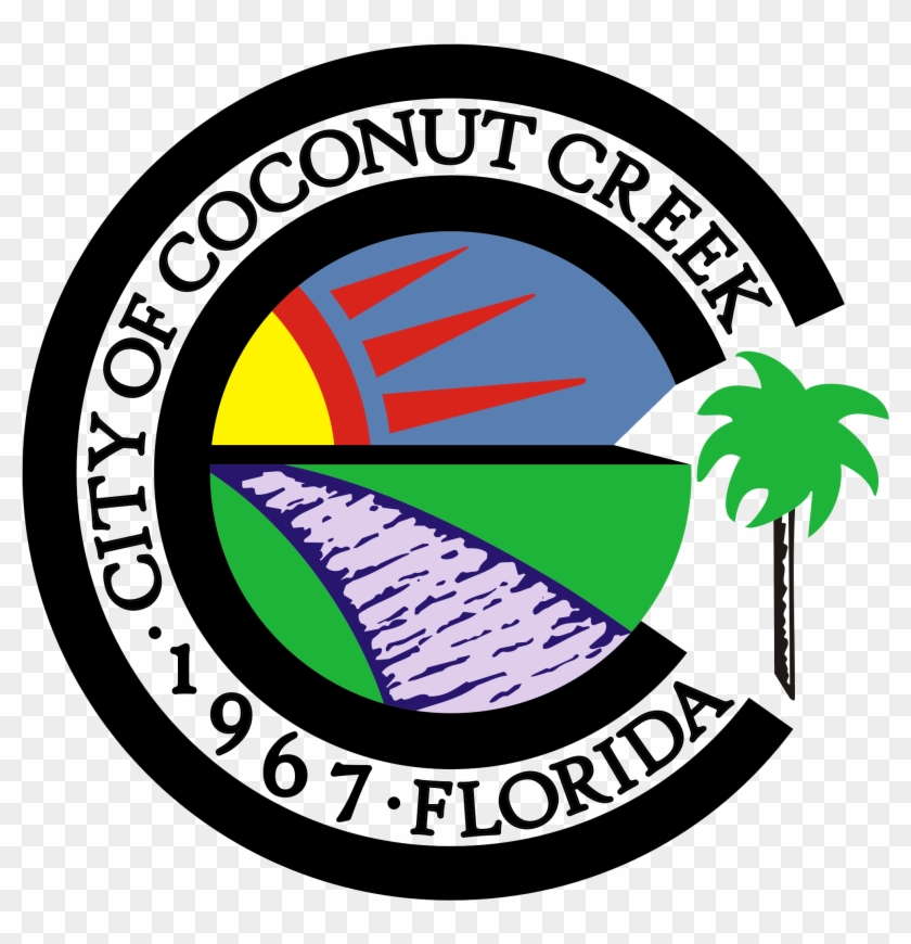 52 Pm 635489 Coconut Creek Logo With White Back Ground - City Of Coconut Creek Logo #407030