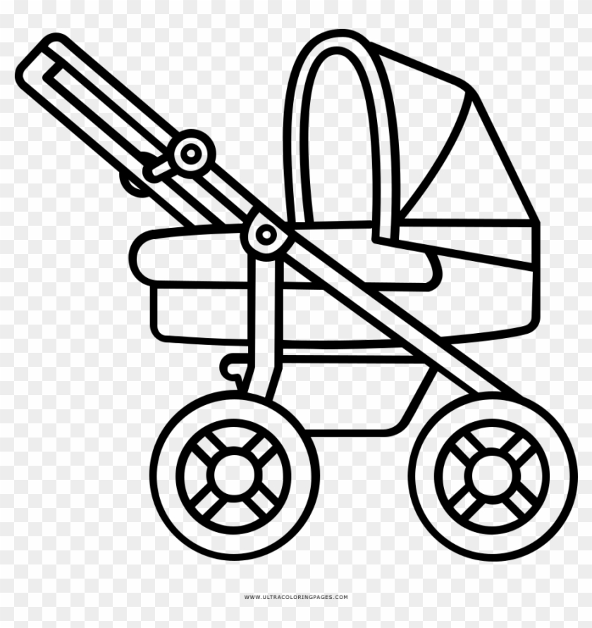 Pram Coloring Page - Baby Transport #407042