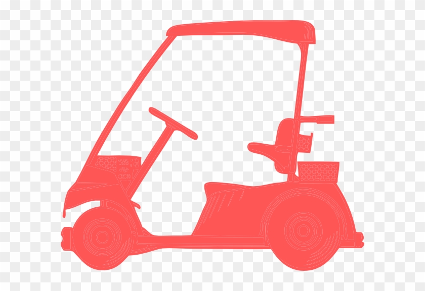 Golf Cart Coral Clip Art At Clker - Golf Cart Clip Art Clear Background #407071