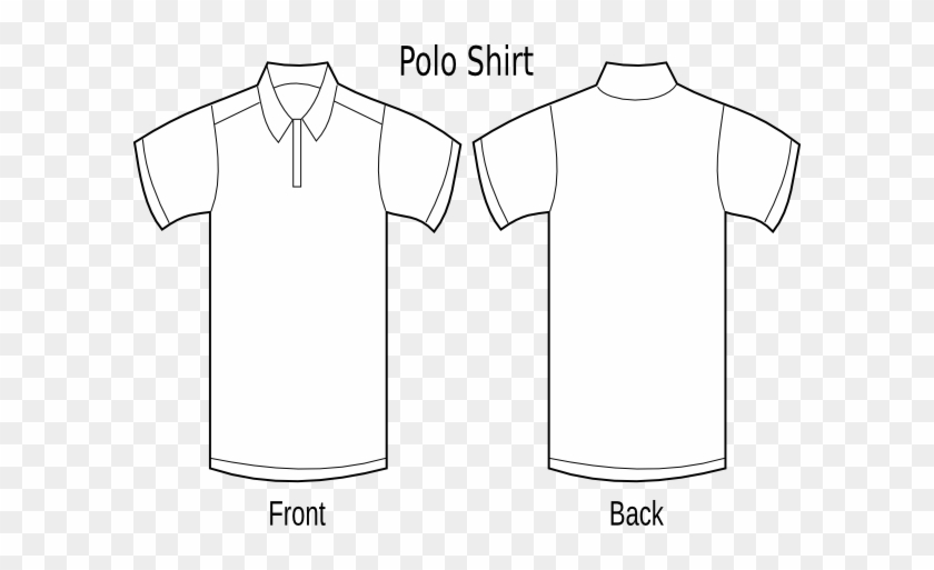 Shirt Clipart Golf Shirt - Blank Golf T Shirt #407081