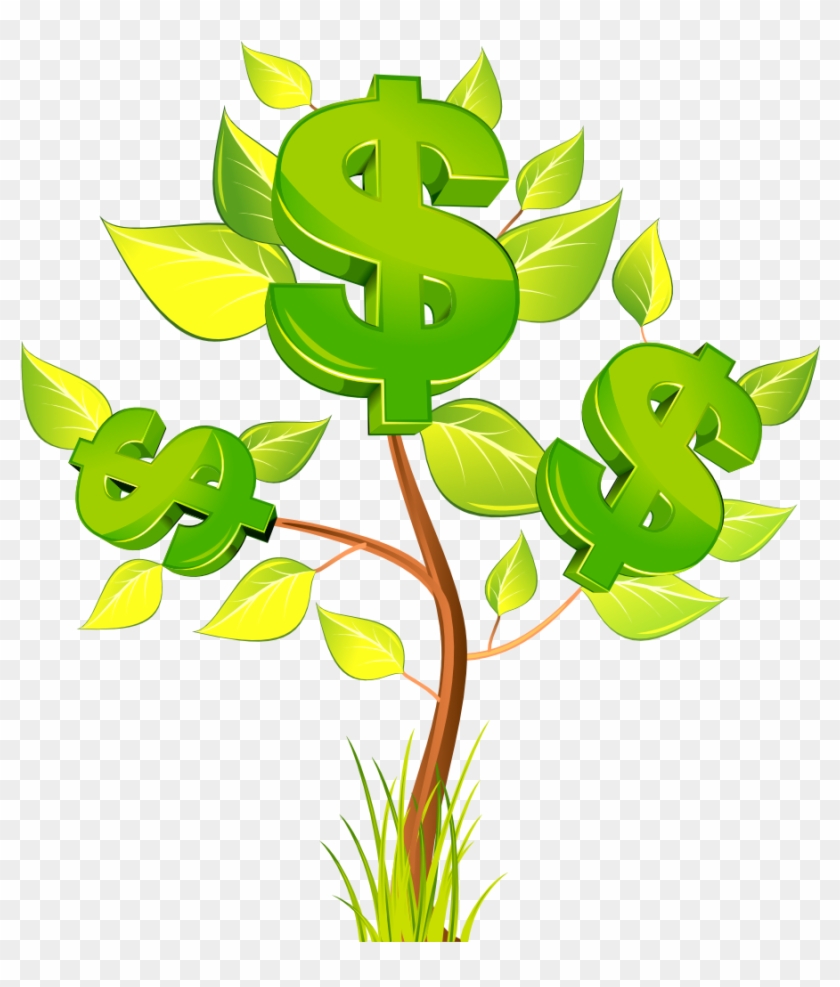 Little Money Tree - Free Clipart Money Tree #407165
