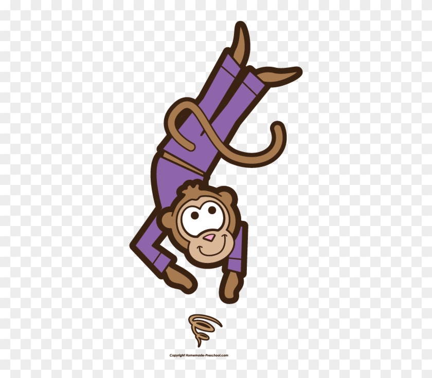 Free Monkey Clipart - Jumping Monkey Clip Art #407198