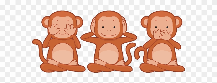 Three Wise Monkeys Cartoon #407205