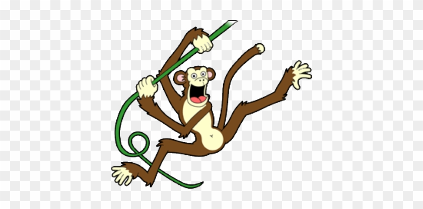 Psd Detail - Crazy Monkey Cartoon Png #407207
