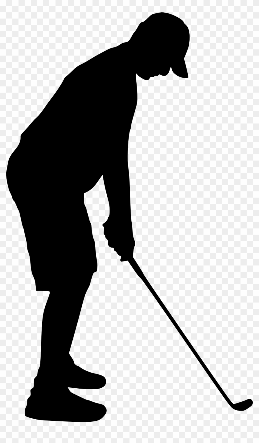 10 Golfer Silhouette - Transparent Golfer Silhouette #407232