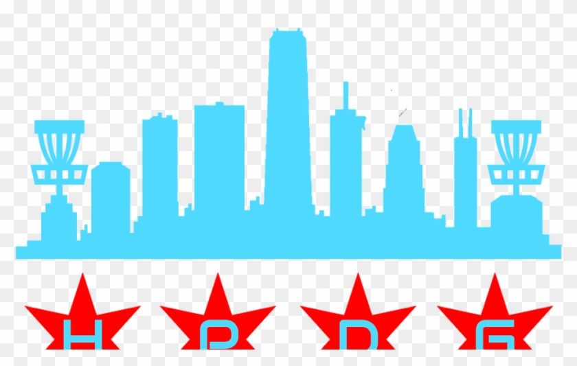 Welcome To High Performance Disc Golf - Chicago Skyline Silhouette #407241