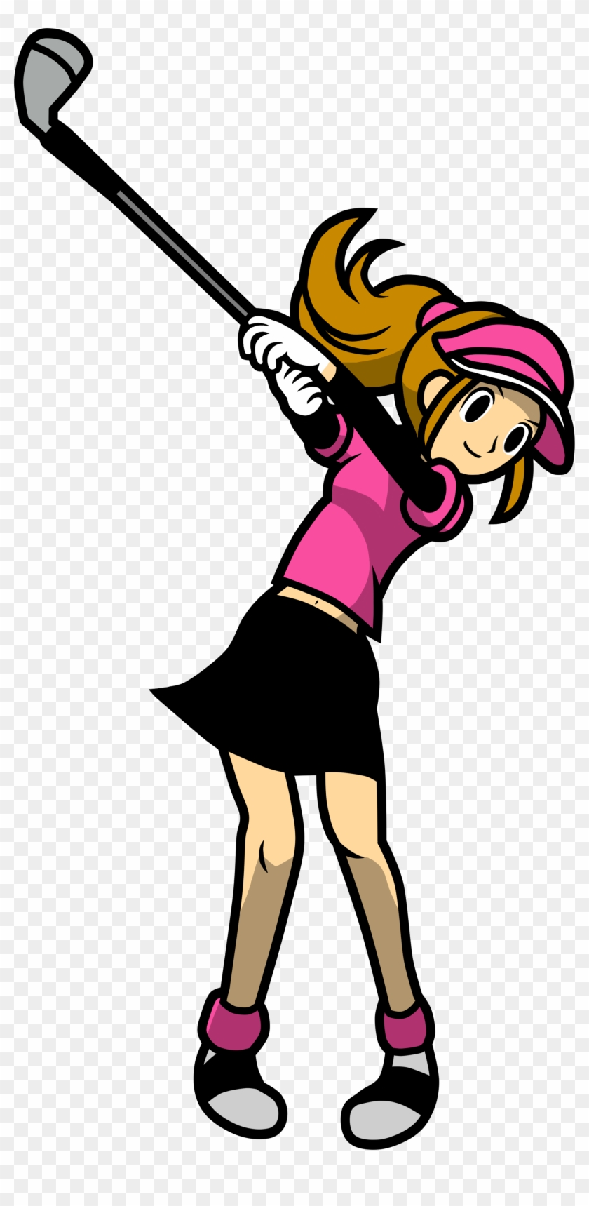 Female Golfer Perfect - Golfer Rhythm Heaven #407315