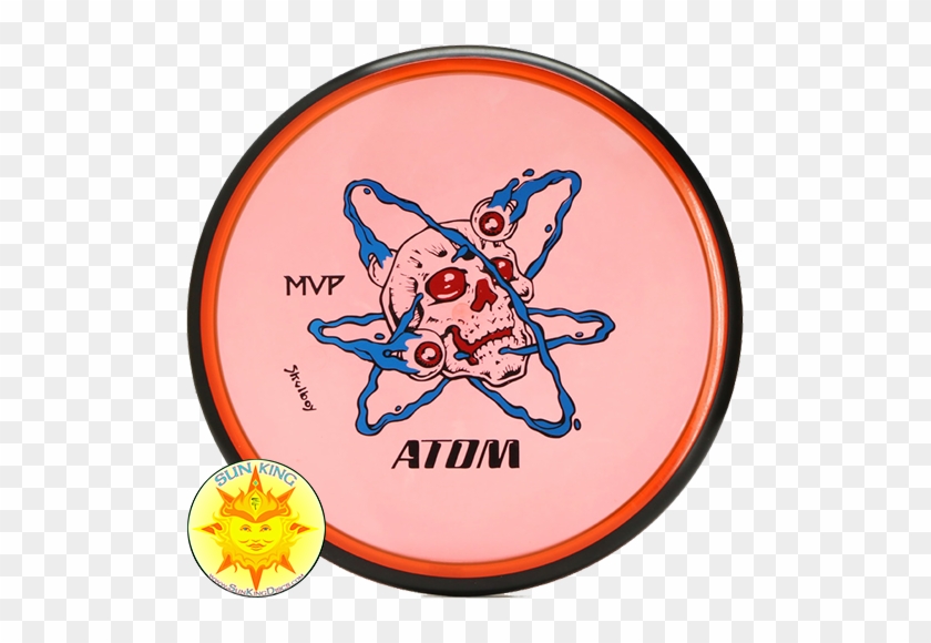Mvp Proton Atom Skulboy - Aquaflight Peace Frog Disc Golf Putter/approach (floats #407335