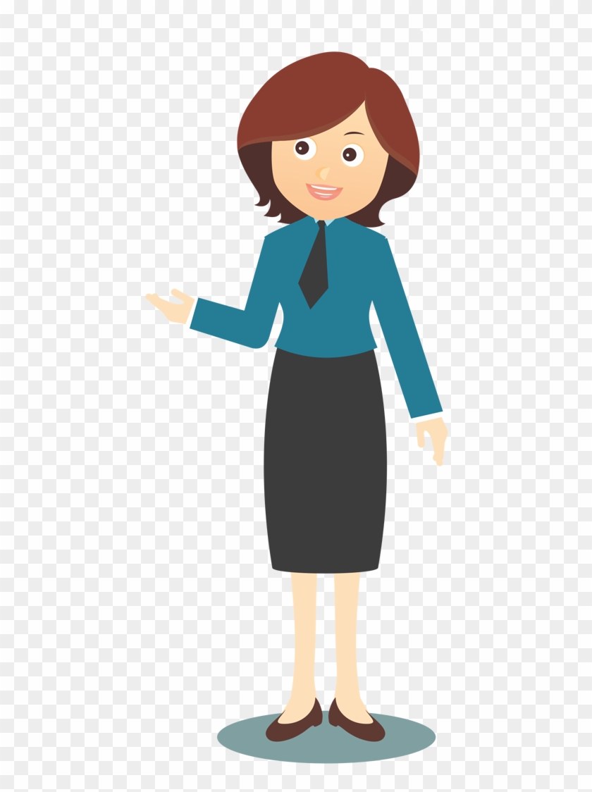 Course Content Clipart - Teacher Standing Clipart Png #407369