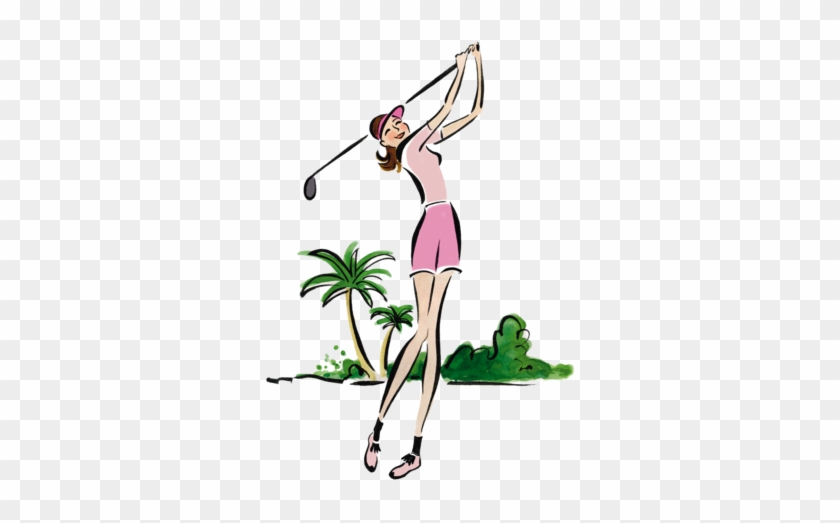 In Fact, The Survival Guides Are A Great Complement - Lady Golfer Clip Art #407372