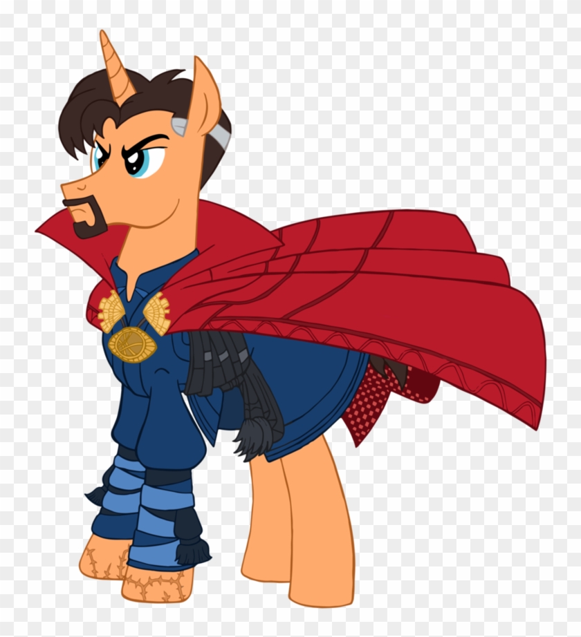 Ponified Doctor Strange By Edcom02 - Doctor Strange X Cloak Of Levitation #407374