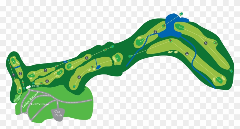 Haggerston Golf Map - Illustration #407402