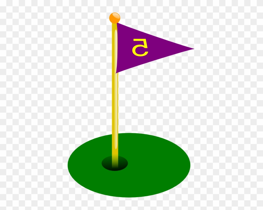 Golf Flag Clip Art - Golf #407415