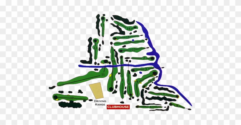 Golf Course Layout - Golf Course #407529