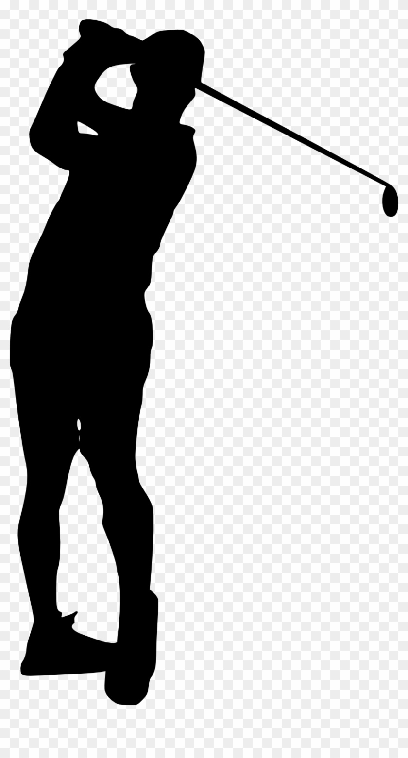 Free Download - Golfer Silhouette Png #407797