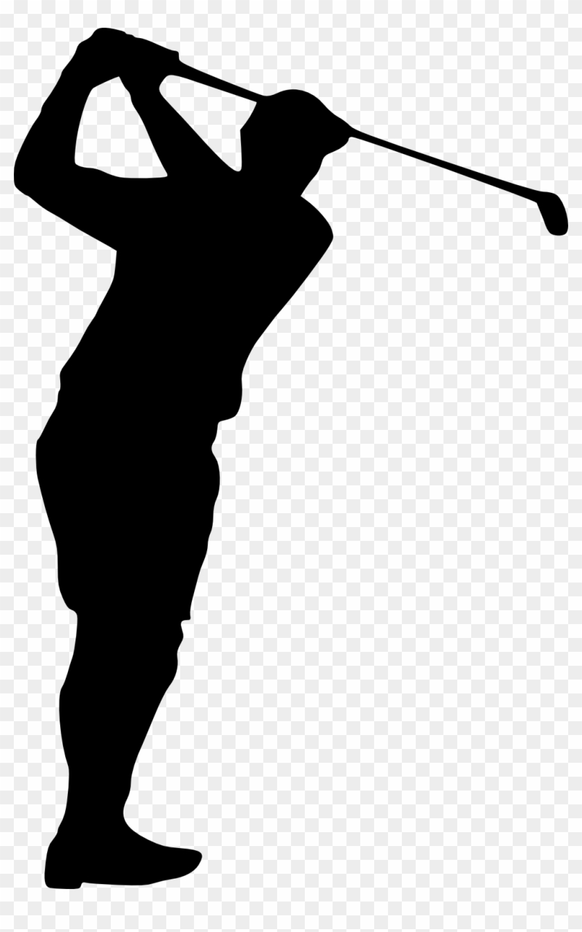 Free Download - Golfer Silhouette Png Free #407834