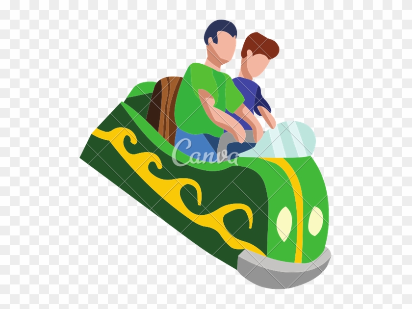 Carneval Clipart Roller Coaster - Carnival Roller Coaster Clipart #407952