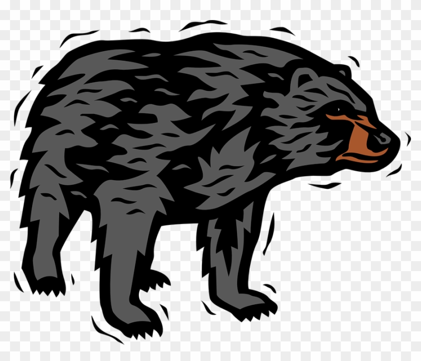 Sloth Cliparts Free 28, - Black Bear Clipart Png #408016