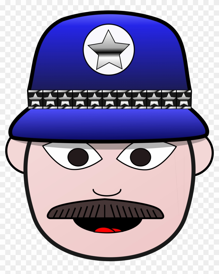 Cartoon Police Hat 7, Buy Clip Art - Polizei Comic #408102