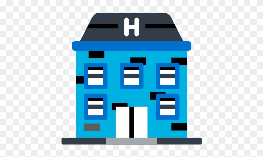 Hotel, Simple, Multicolor Icon - Hotel #408208