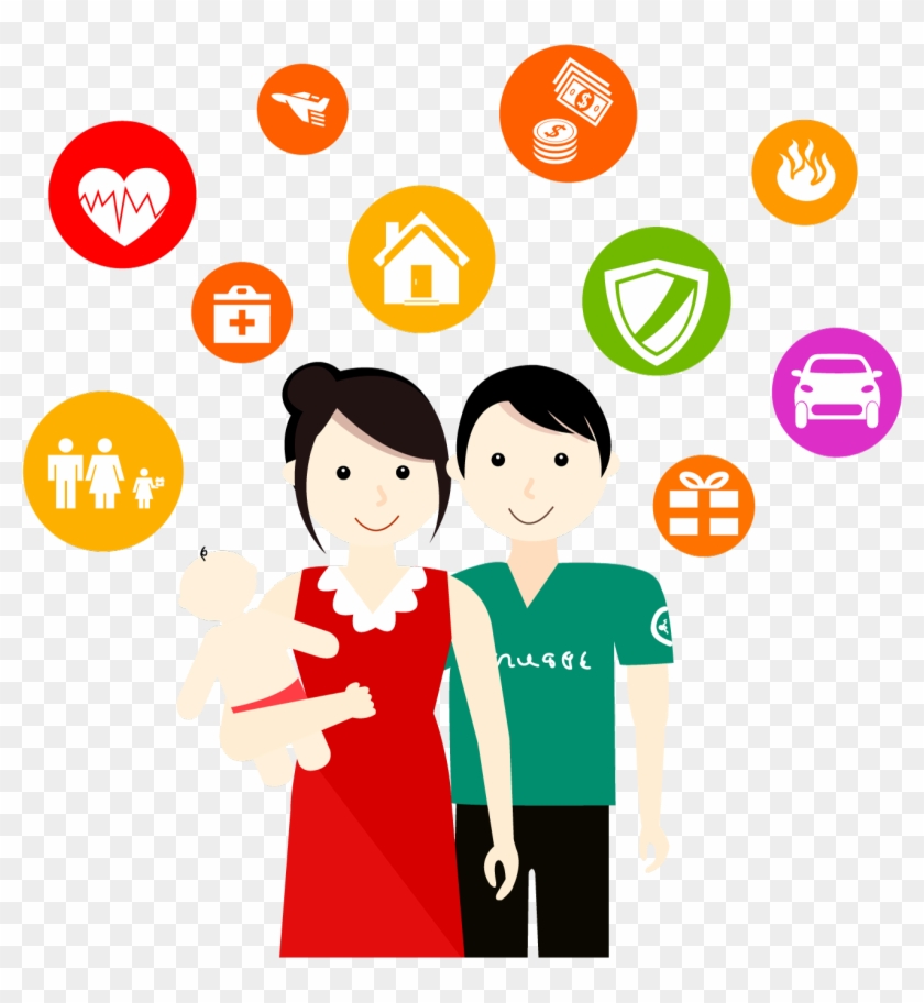 Life Insurance Cartoon Illustration - Insurance Cartoon Png #408222