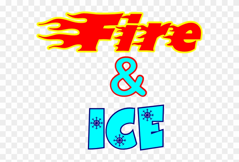 Fire & Ice - Clip Art Fire And Ice #408248