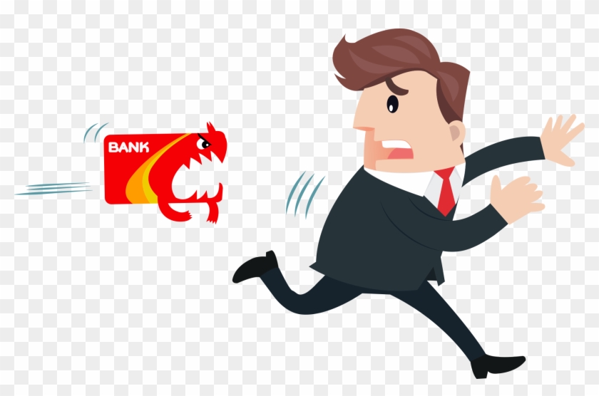 Credit Card Bank Debt Finance - Bombas Animados En Png #408330