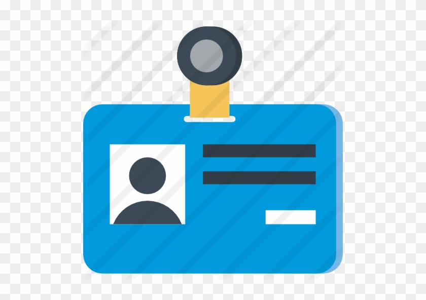 Id Card - Id Card Flat Icon Png - Full Size PNG Clipart Images Download