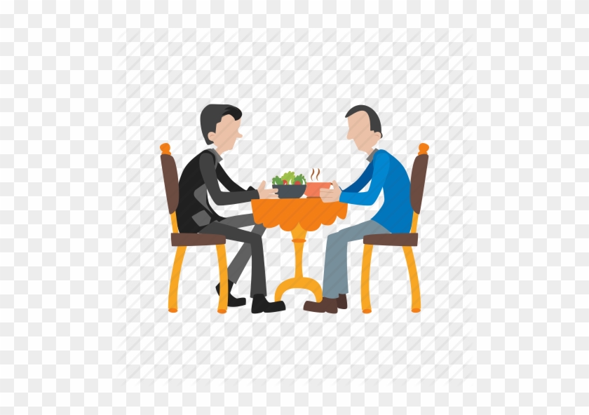 Dinner, Eating, Food, Lunch, Meal, People, Restaurant - Eating Dinner Icon Png #408465