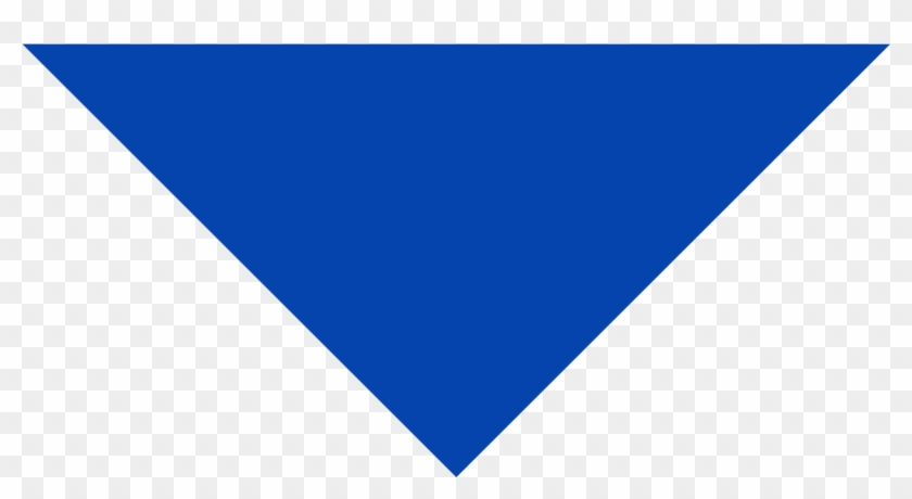 Pointing Down Arrow 13, - Down Arrow Blue Png #408479