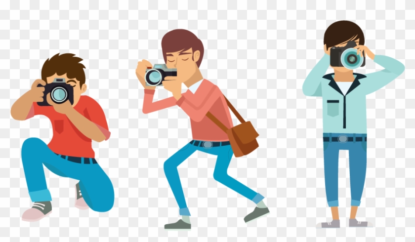 Photography Photographer Clip Art - Camera Man Cartoon Png #408484