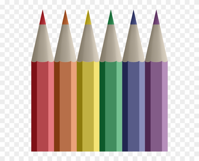 Colored Pencils Clip Art - Pencil Crayons Clipart #408516