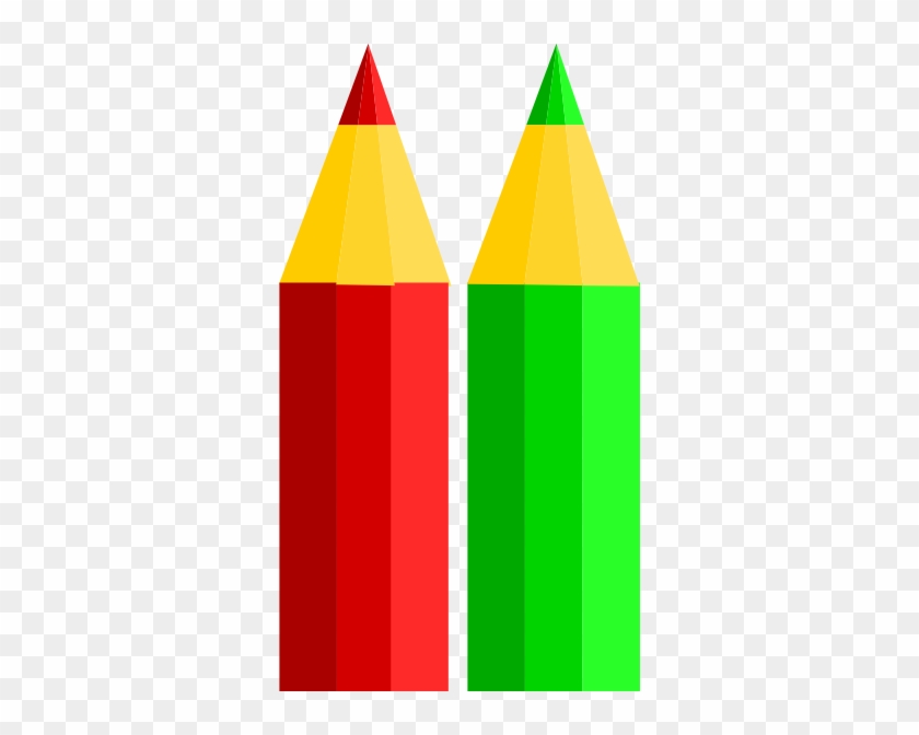 Clip Art Two Pencils #408542