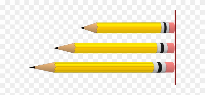 Pencil Clipart Small - Shortest To Longest Objects #408546