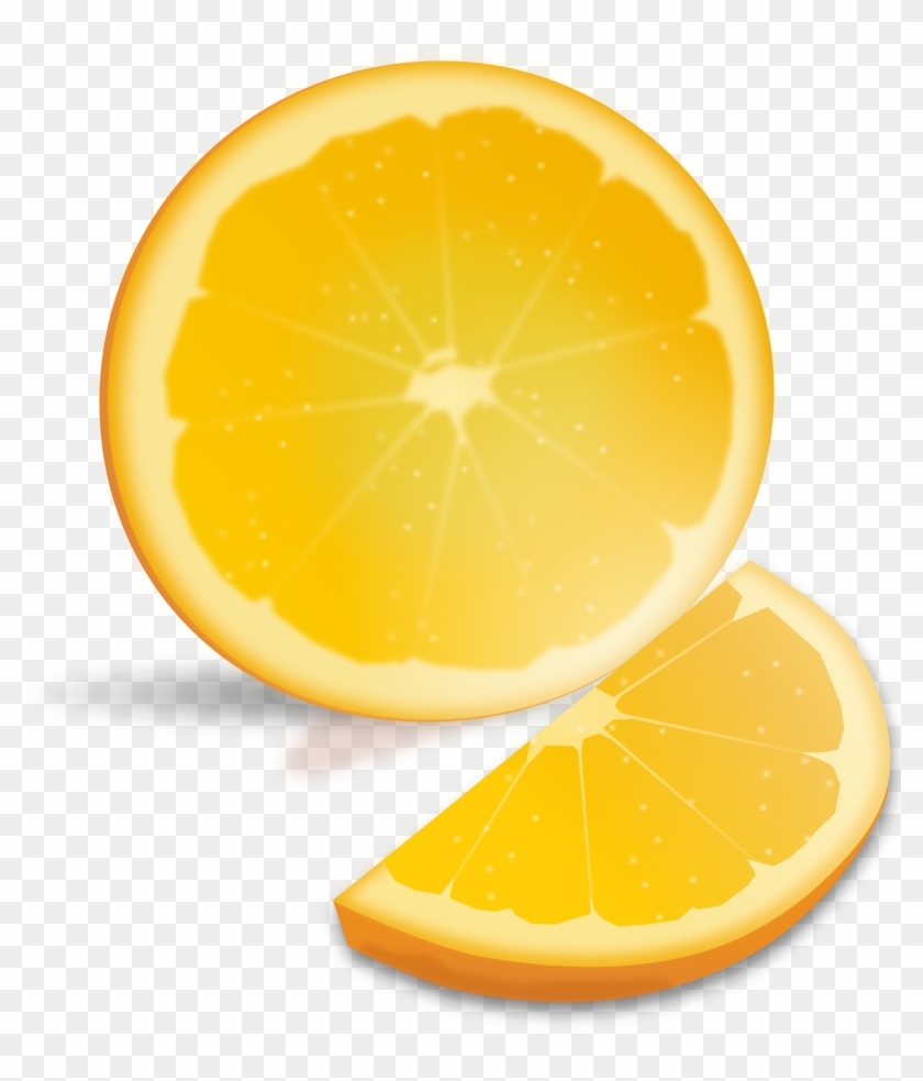 Lemon Clipart Orange Slice - Orange Slice #408646